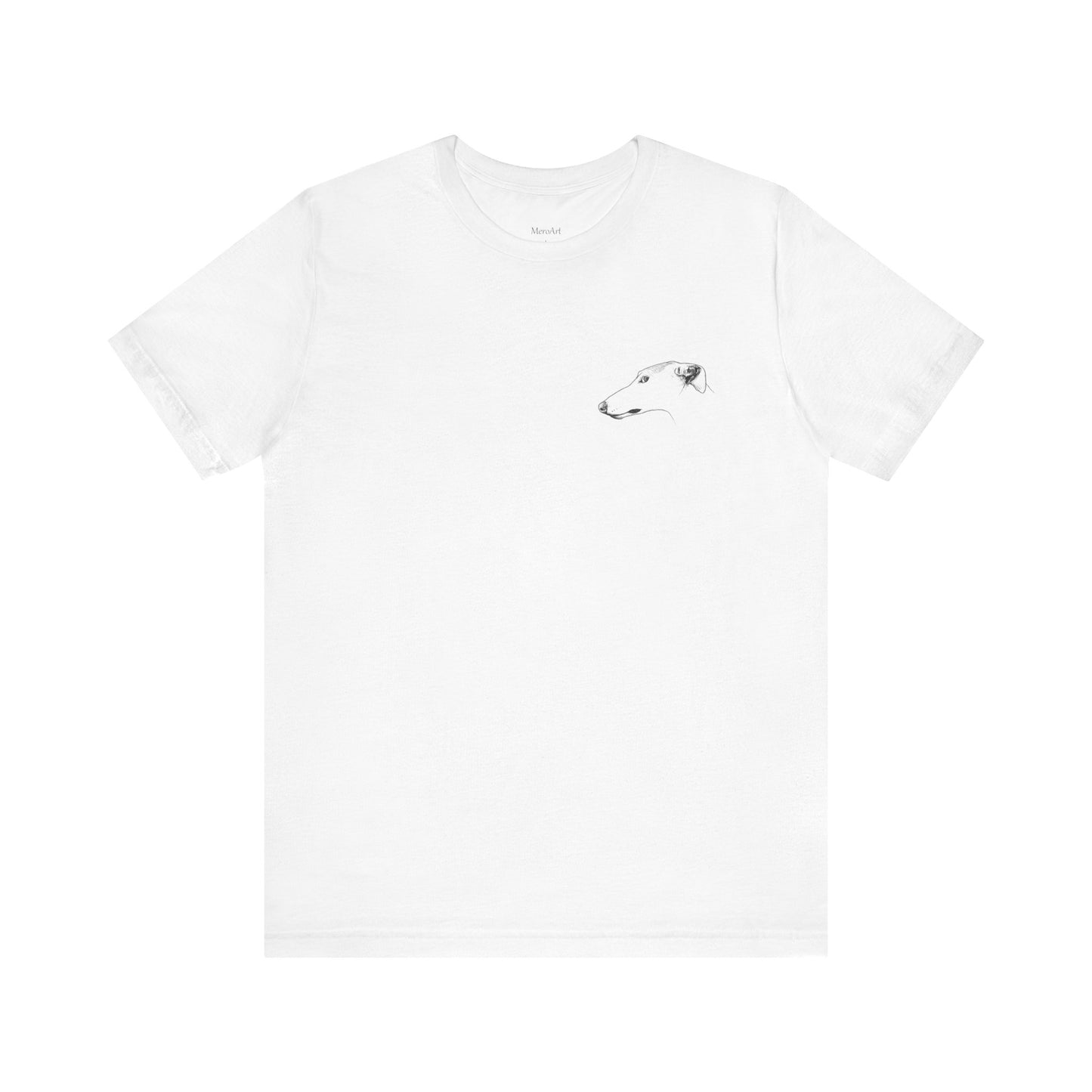 My Dog Says ''NO'' - GREYHOUND Front + Backside Print