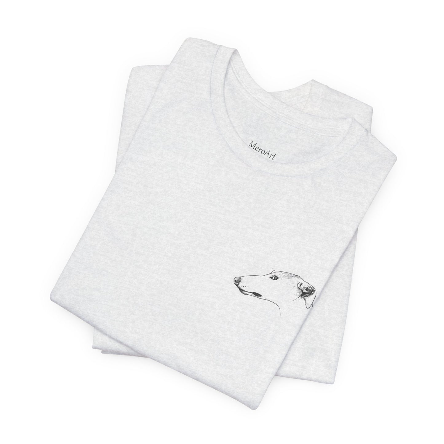 My Dog Says ''NO'' - GREYHOUND Front + Backside Print