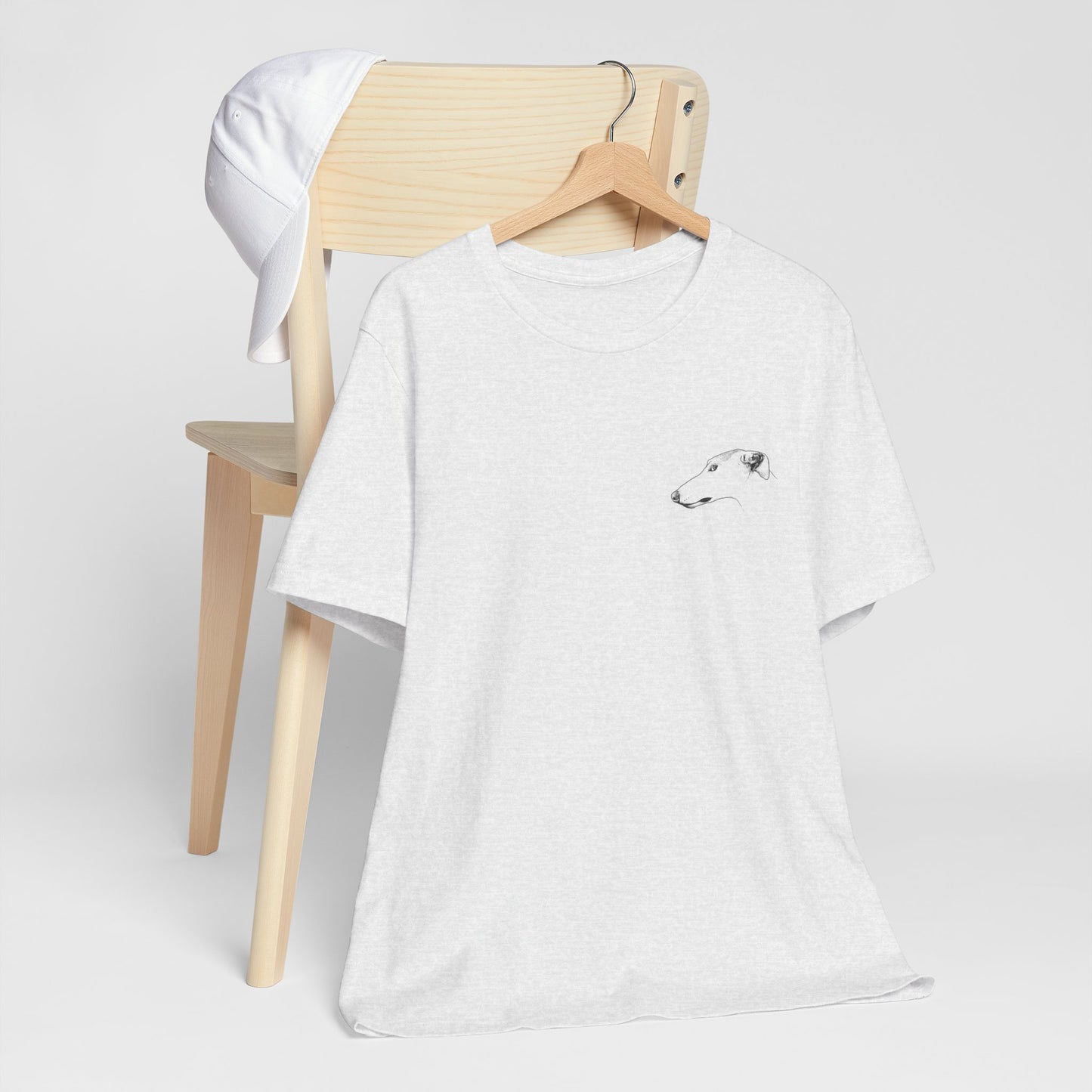 My Dog Says ''NO'' - GREYHOUND Front + Backside Print