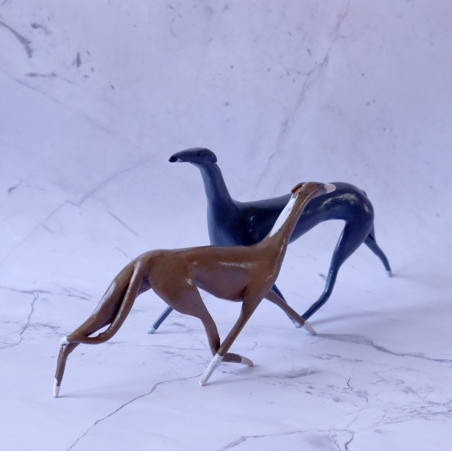 TROT - PERSONALIZED SIGHTHOUND FIGURINE