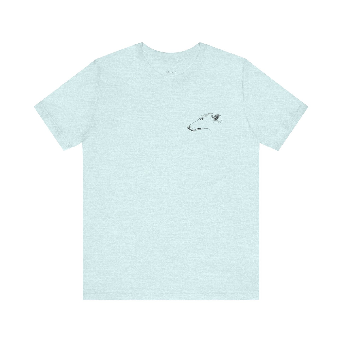 My Dog Says ''NO'' - GREYHOUND Front + Backside Print