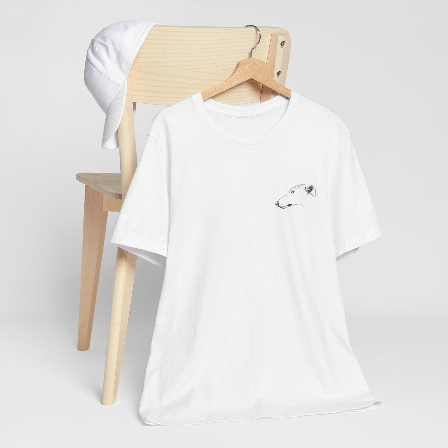 My Dog Says ''NO'' - GREYHOUND Front + Backside Print