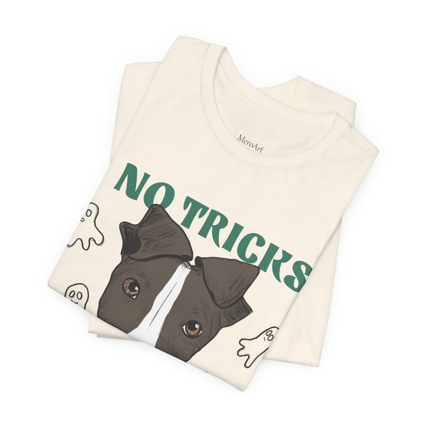 NO TRICKS JUST TREATS - Greyhound Halloween Special Tee