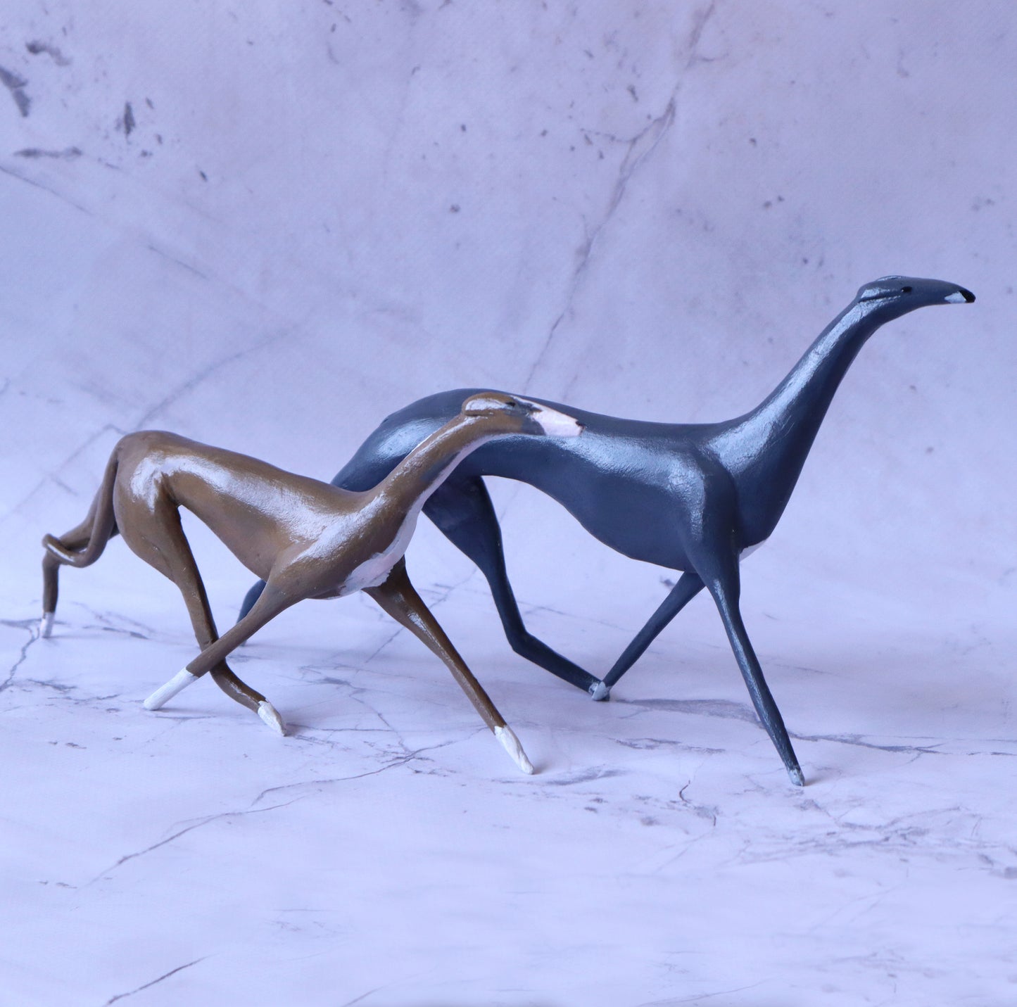 TROT - PERSONALIZED SIGHTHOUND FIGURINE