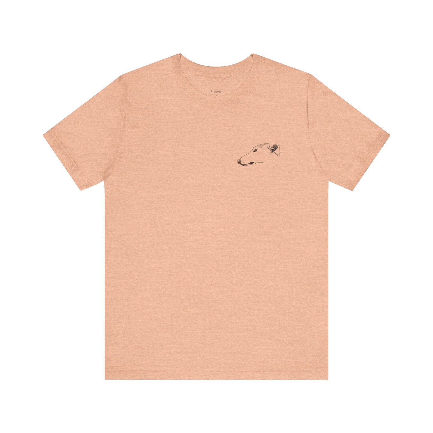 My Dog Says ''NO'' - GREYHOUND Front + Backside Print