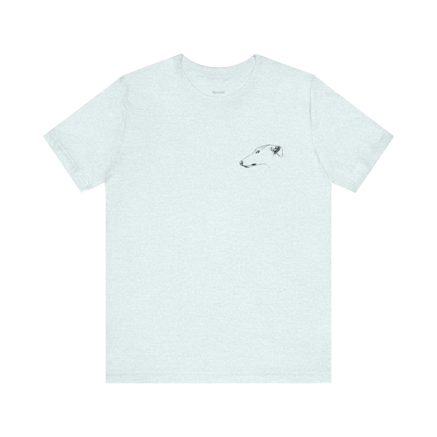 My Dog Says ''NO'' - GREYHOUND Front + Backside Print