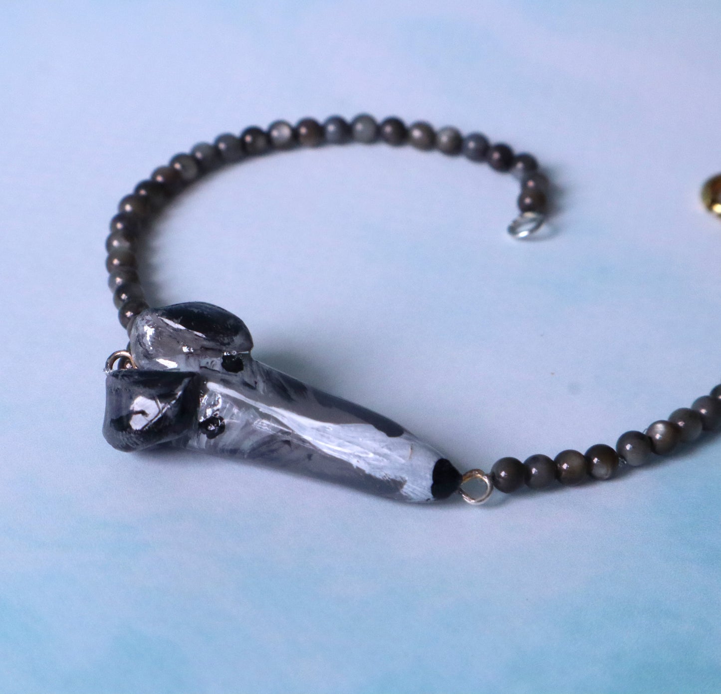 custom greyhound bracelet for man