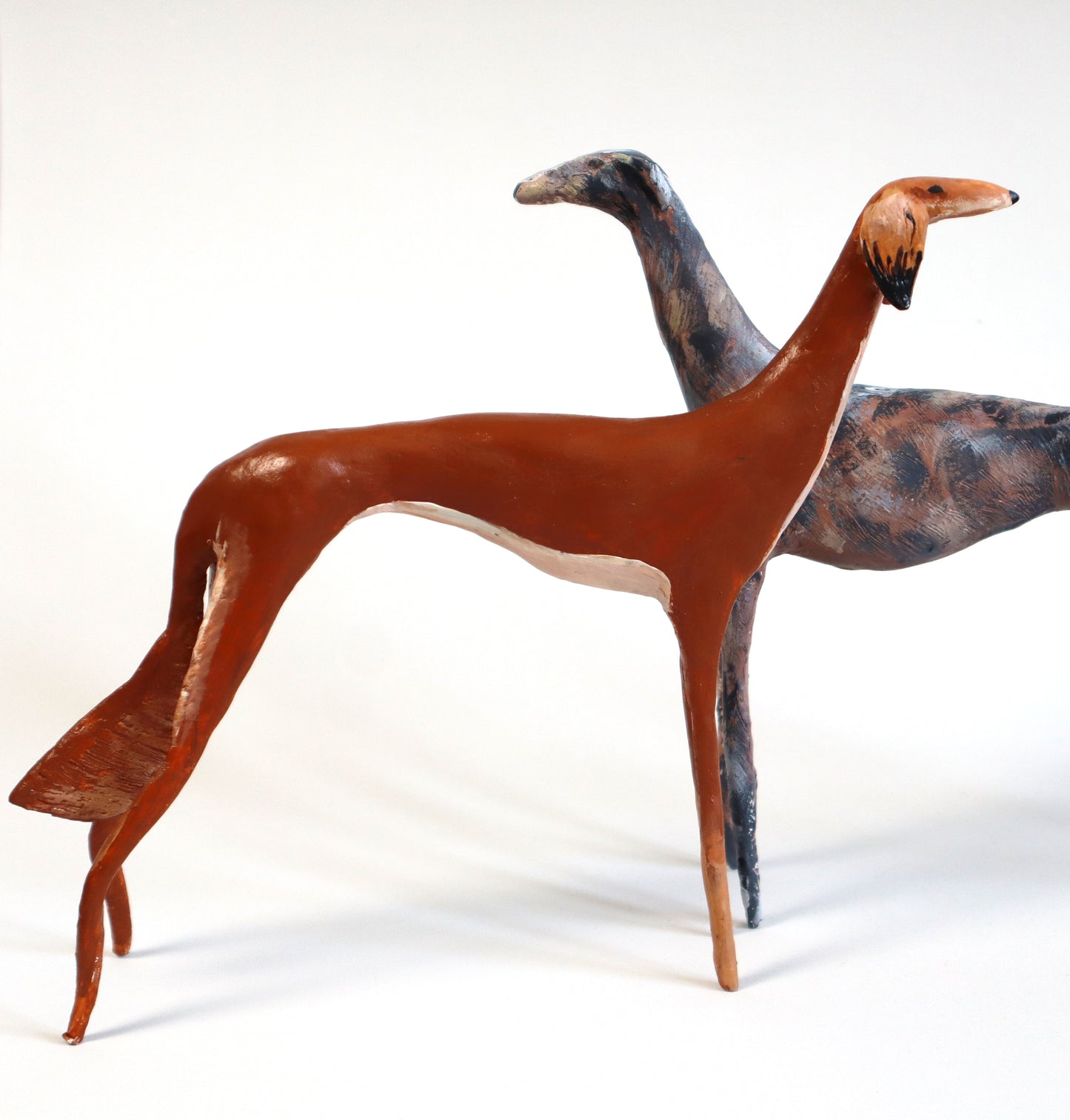 PERSONALIZED STANDING SIGHTHOUND FIGURINE