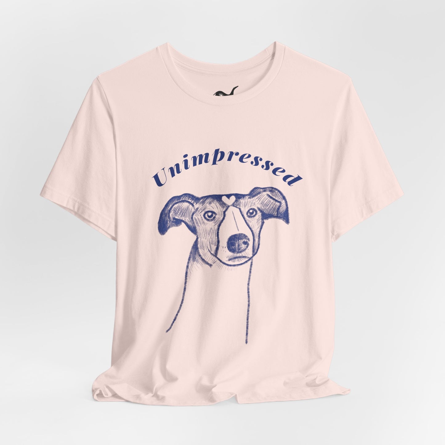 Unimpressed Sighthound T-Shirt – Funny Greyhound Face Tee