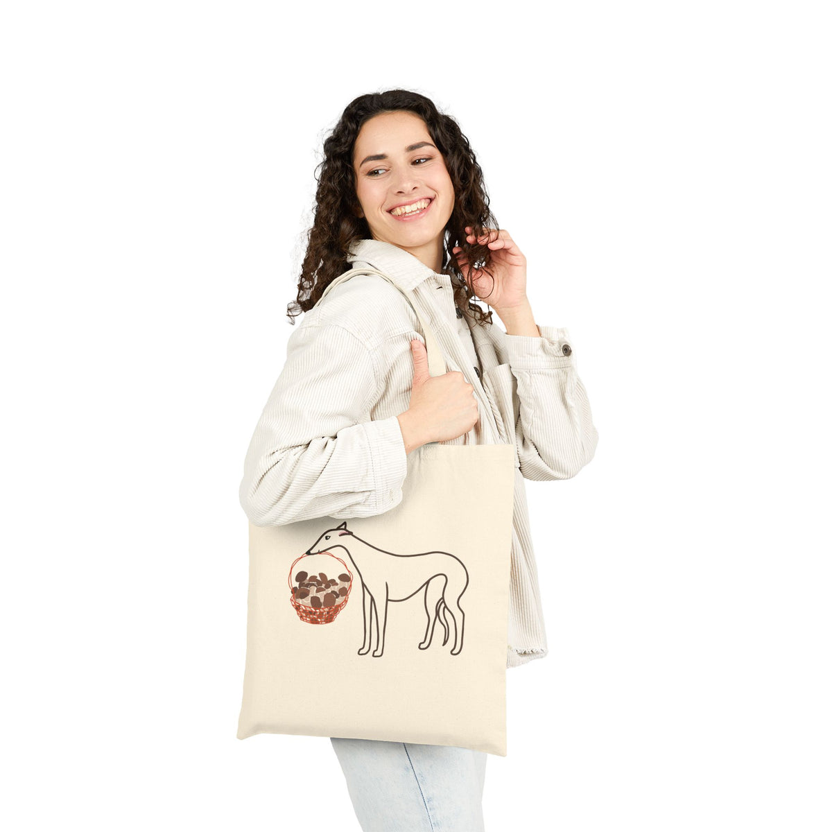 Noodle The Mushroom Hunter Tote