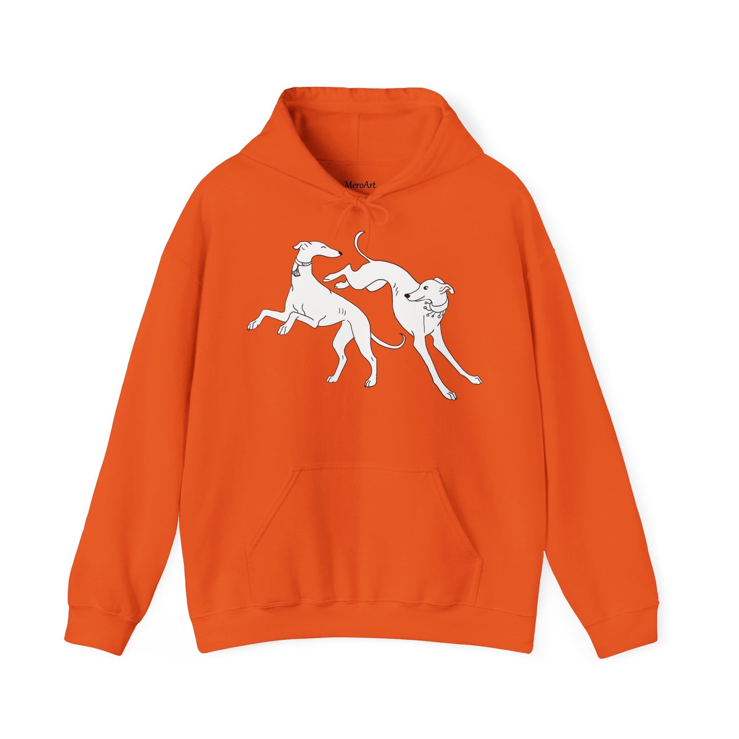Greyhounds Play Hoodie , Sighthound Hoodie