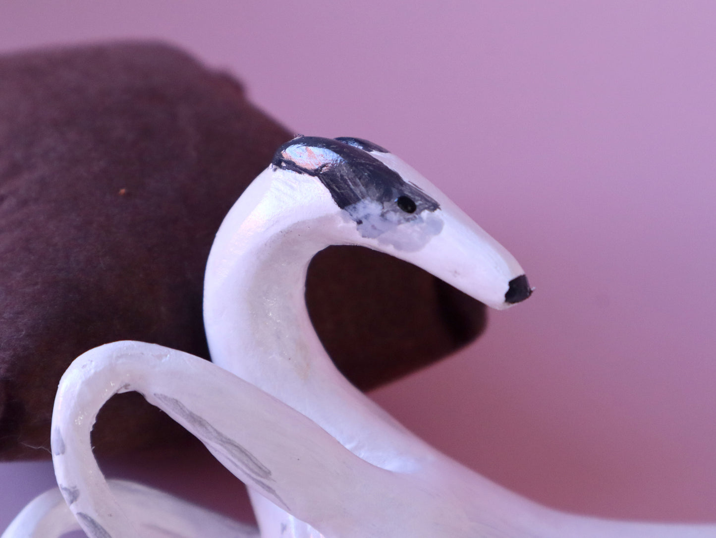 CUSTOM ROACHING SIGHTHOUND FIGURINE