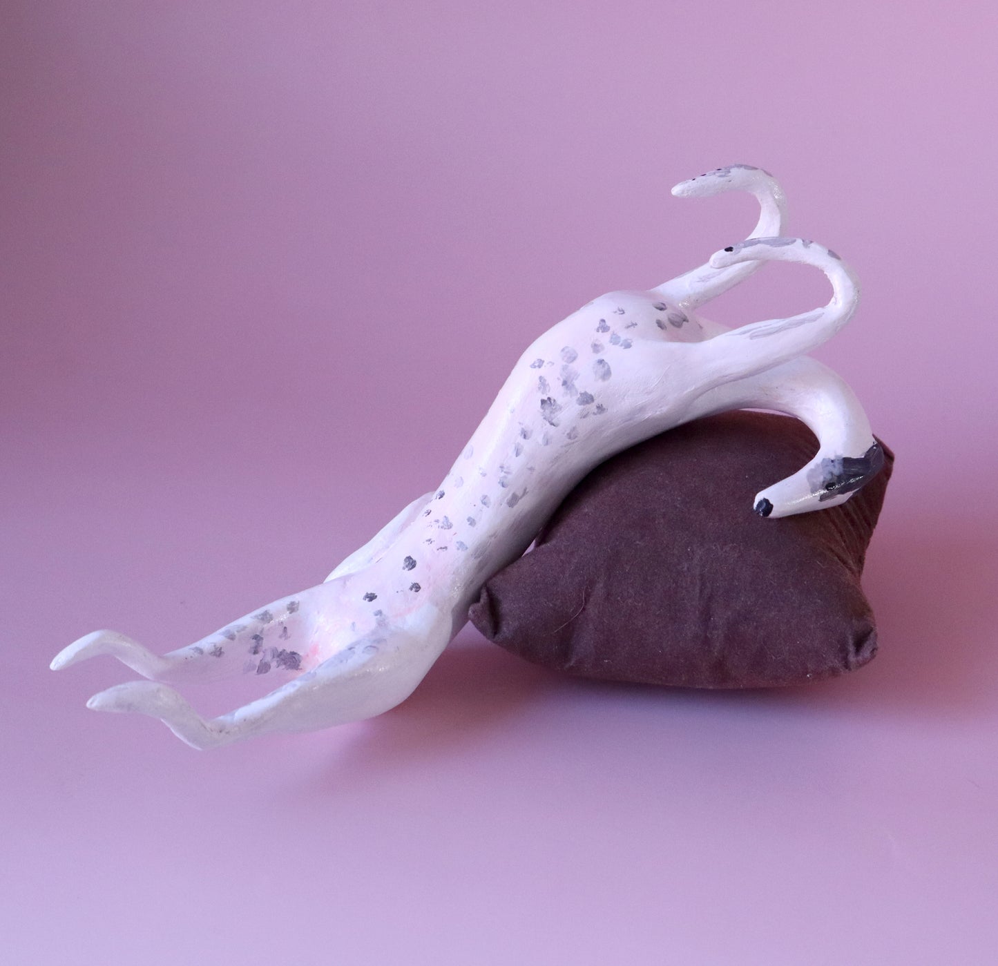 CUSTOM ROACHING SIGHTHOUND FIGURINE