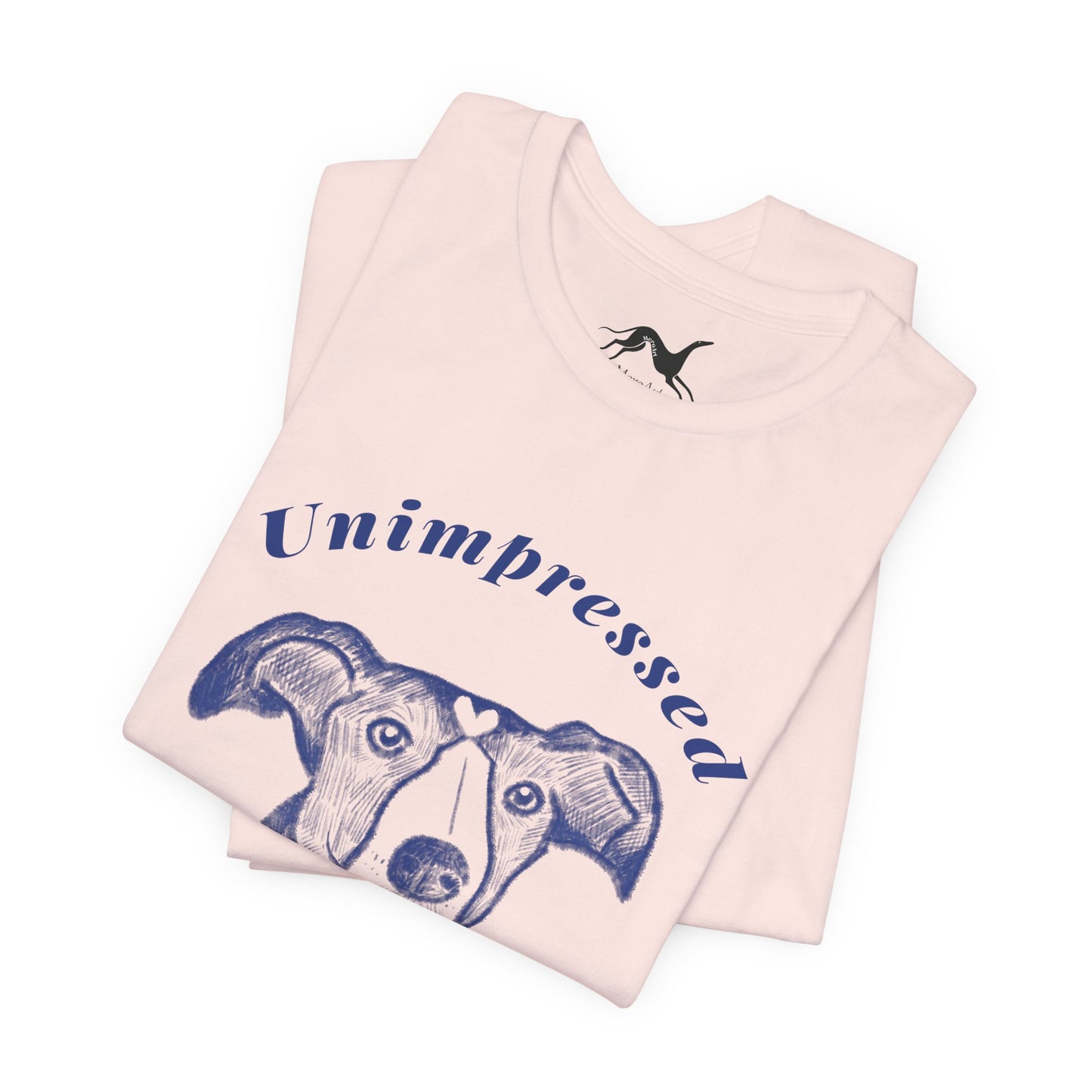 Unimpressed Sighthound T-Shirt – Funny Greyhound Face Tee