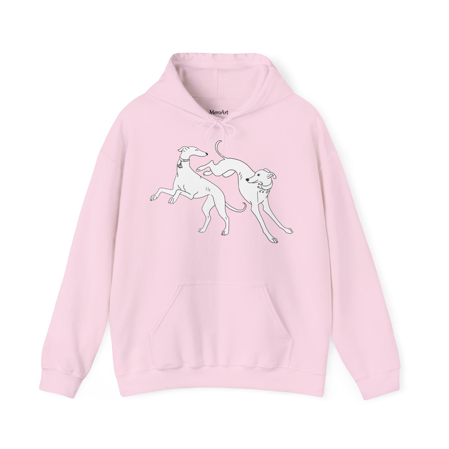 Greyhounds Play Hoodie , Sighthound Hoodie