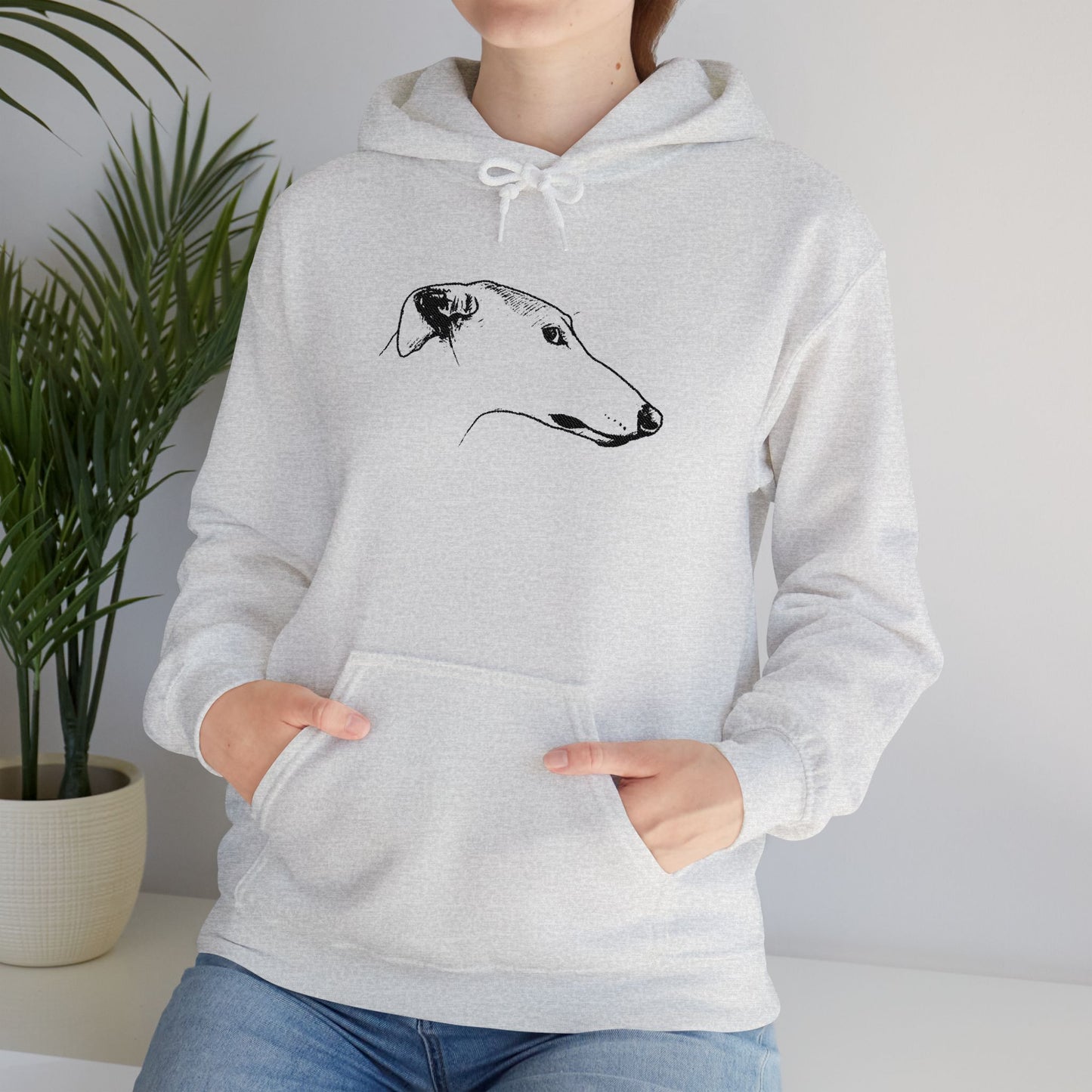The Judgmental Sighthound Hoodie - Embroidery