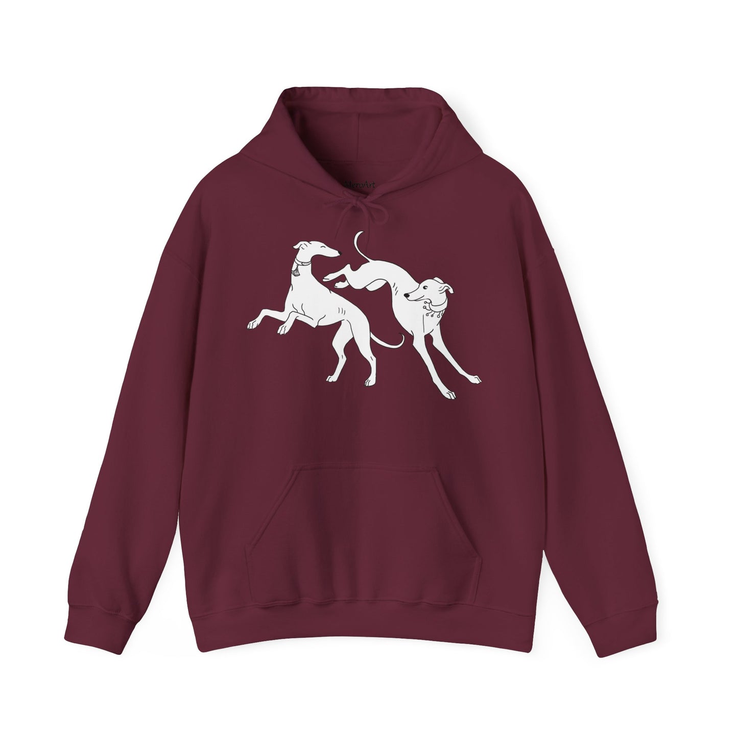 Greyhounds Play Hoodie , Sighthound Hoodie