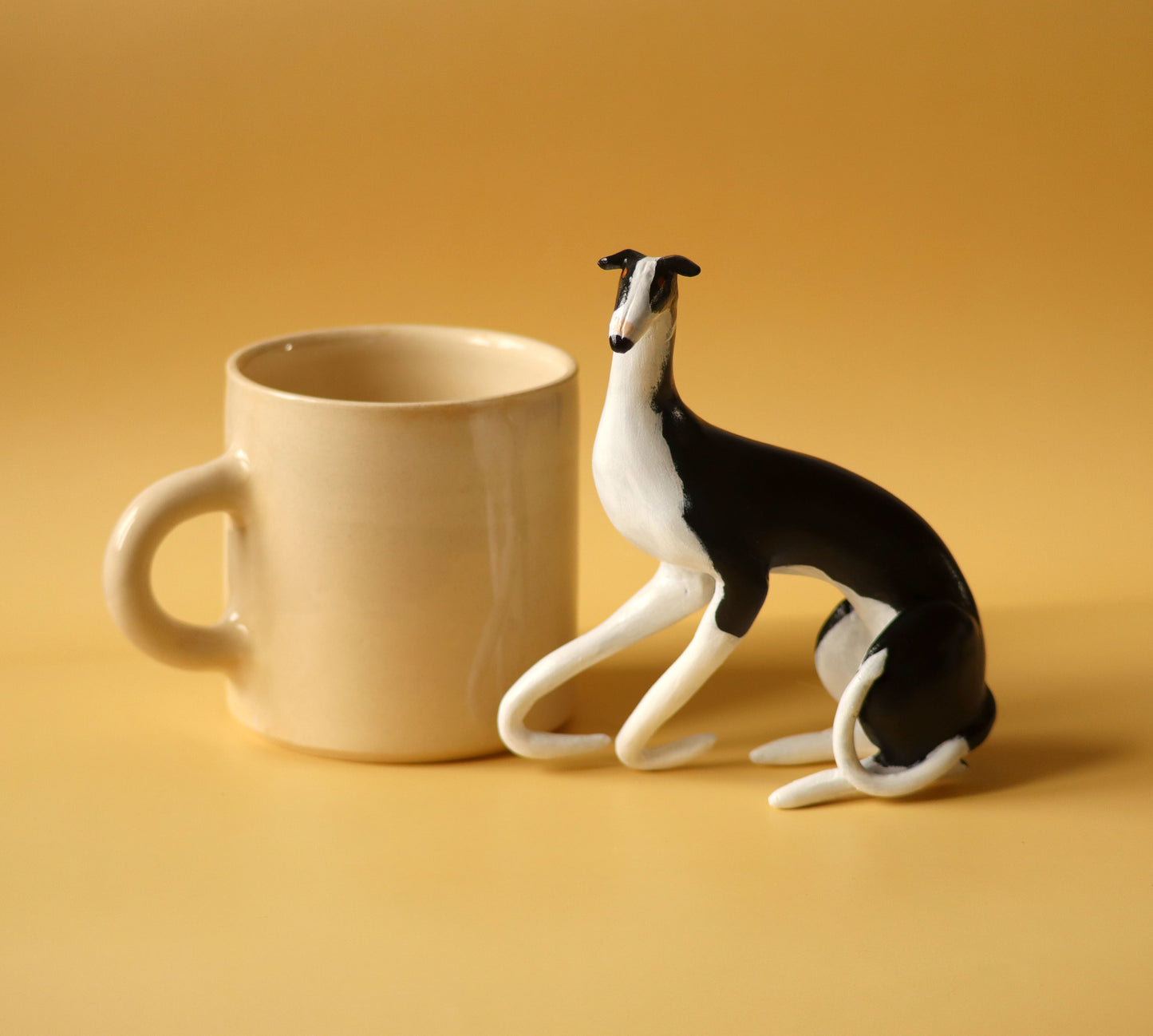 Personalized Greyhound Figurine Custom Pose