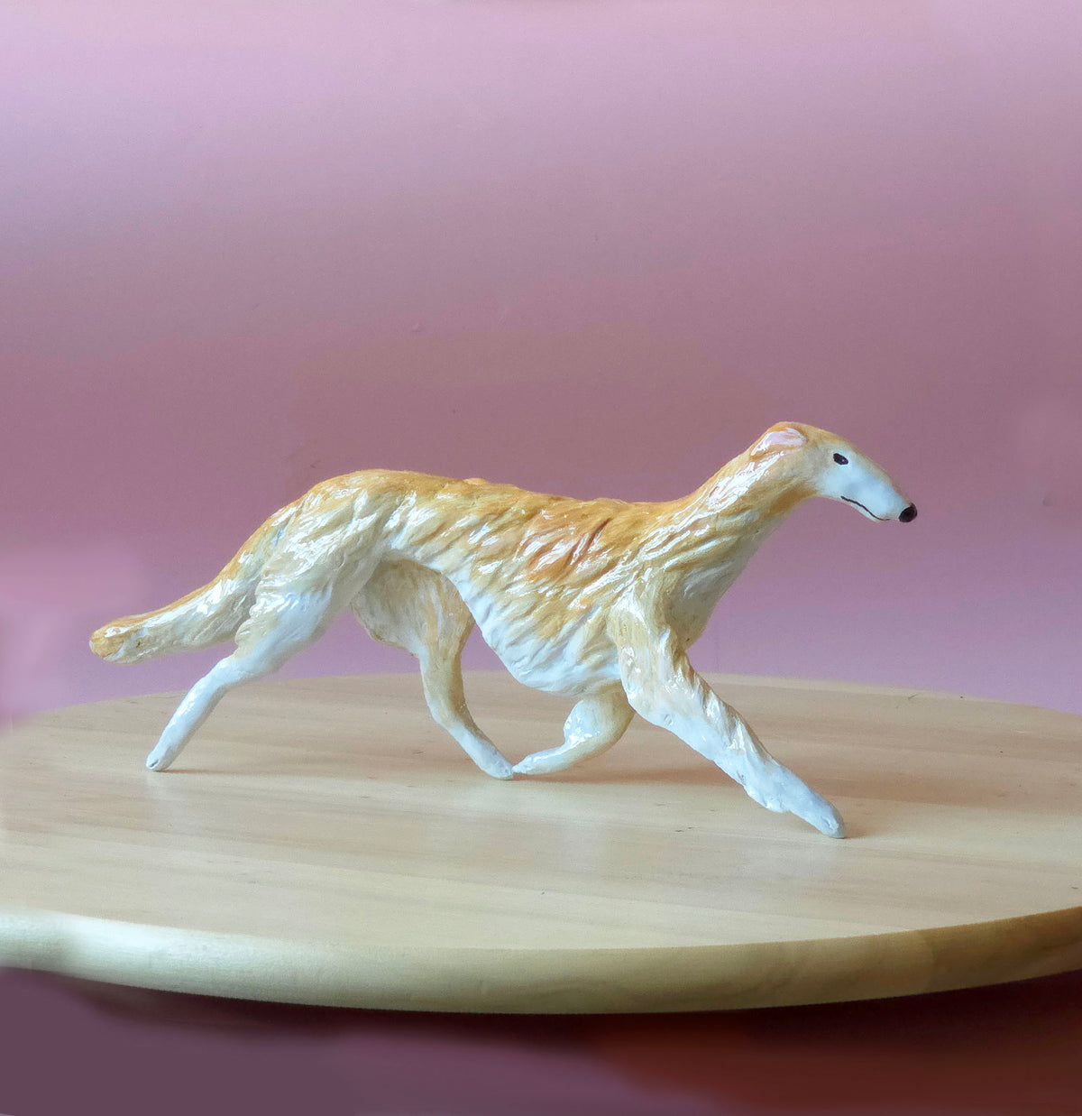 SIR SNOOTHSWORTH - BORZOI SCULPTURE-image-1