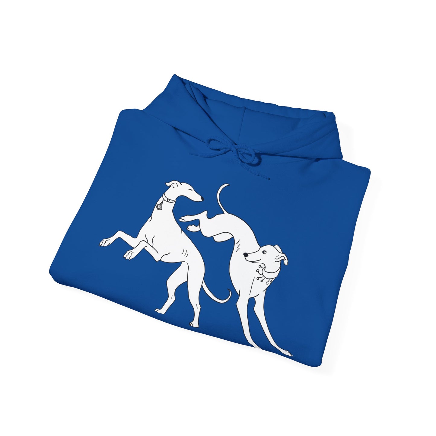 Greyhounds Play Hoodie , Sighthound Hoodie