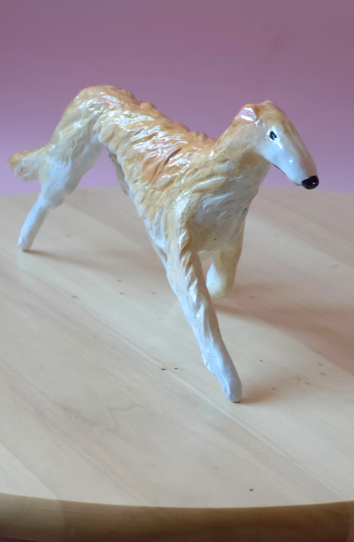 SIR SNOOTHSWORTH - BORZOI SCULPTURE-image-4