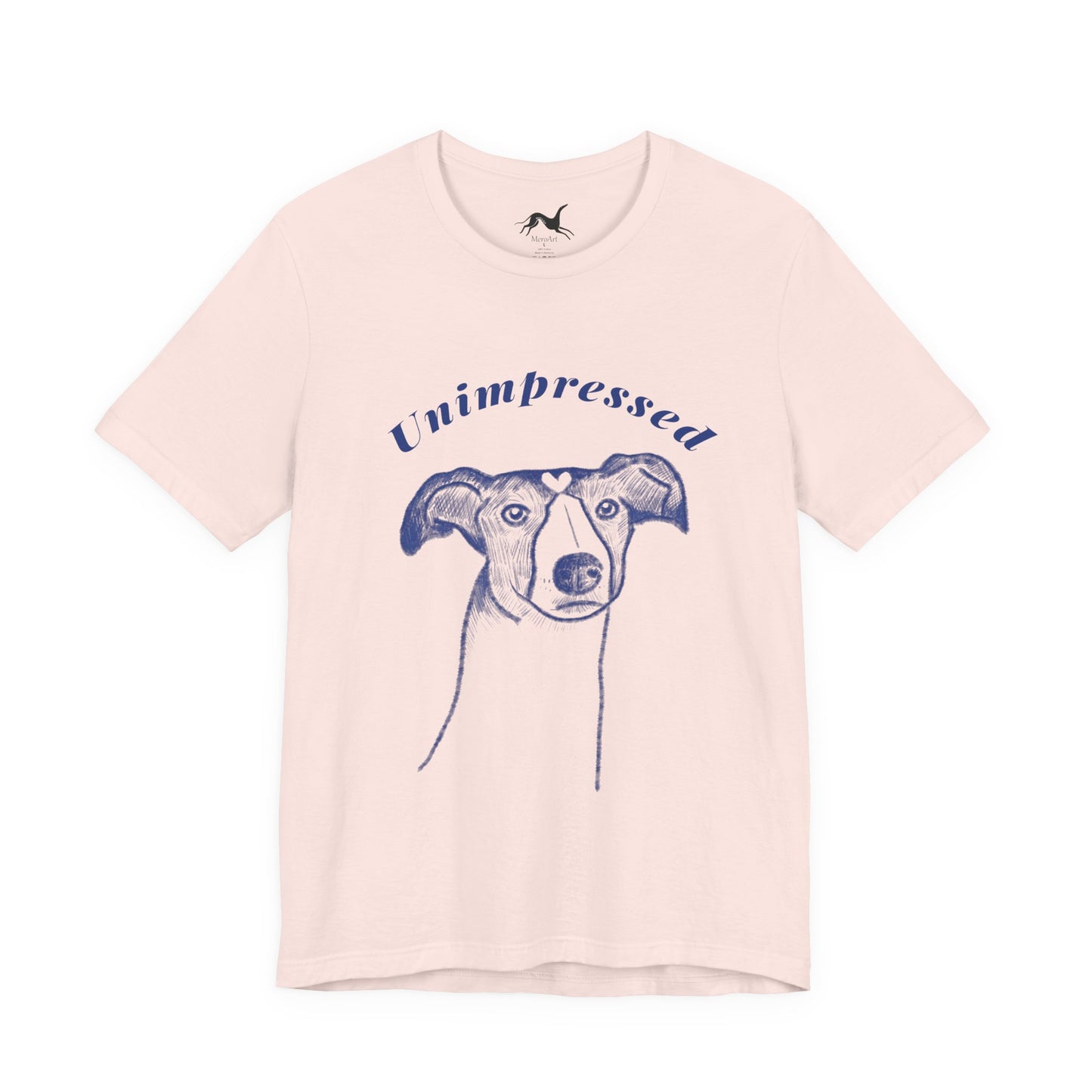 Unimpressed Sighthound T-Shirt – Funny Greyhound Face Tee
