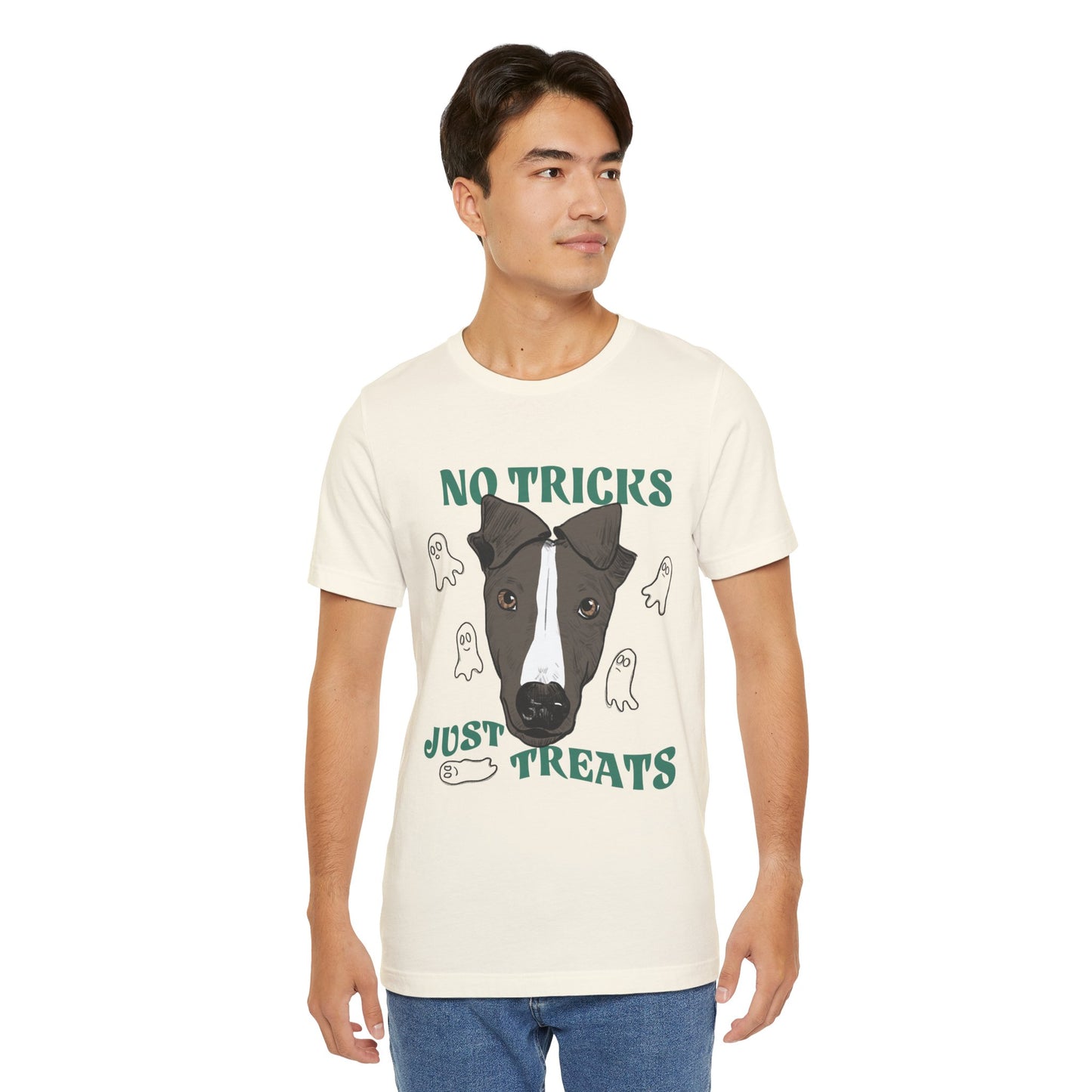 NO TRICKS JUST TREATS - Greyhound Halloween Special Tee