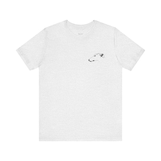 My Dog Says ''NO'' -  GREYHOUND Front + Backside Print