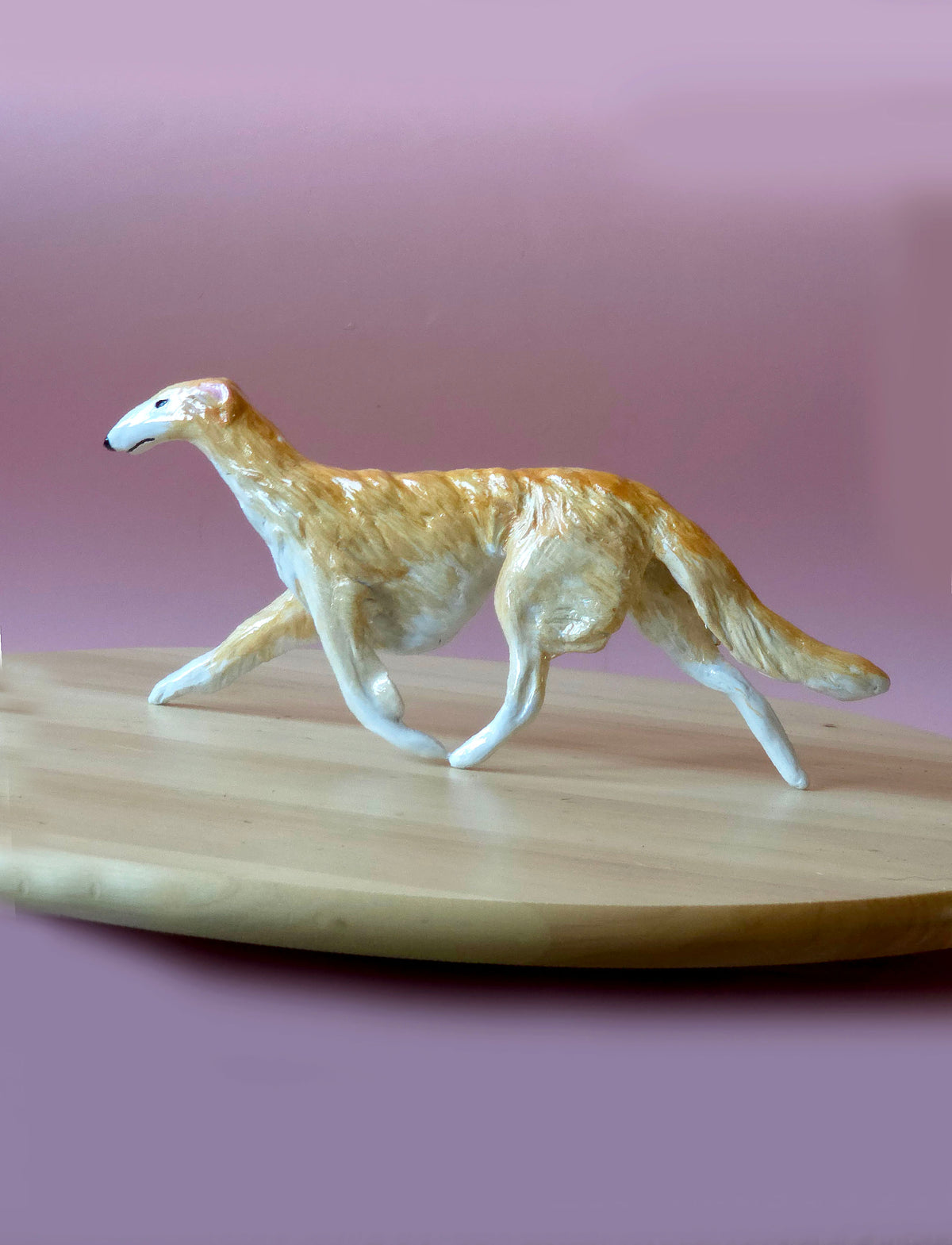 SIR SNOOTHSWORTH - BORZOI SCULPTURE-image-6