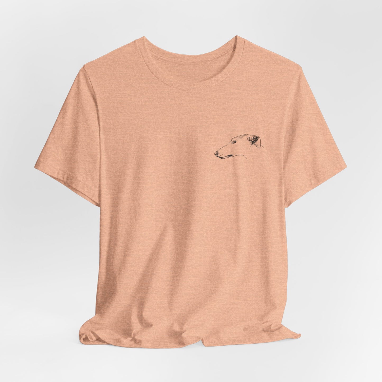 My Dog Says ''NO'' -  GREYHOUND Front + Backside Print