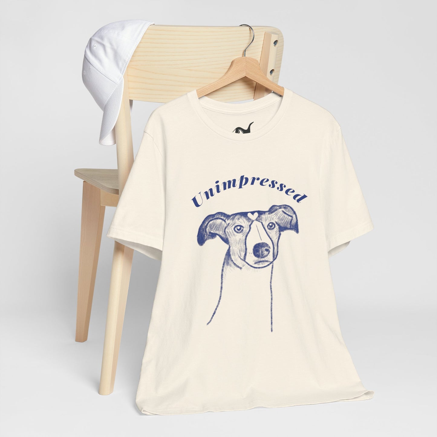 Unimpressed Sighthound T-Shirt – Funny Greyhound Face Tee