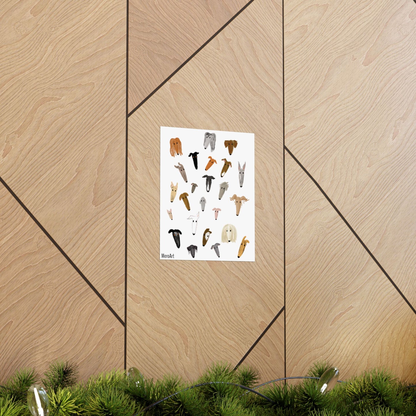 A million Noodles - Sighthound lover's poster