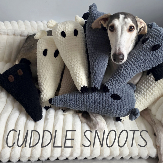 sighthound crochet plushes