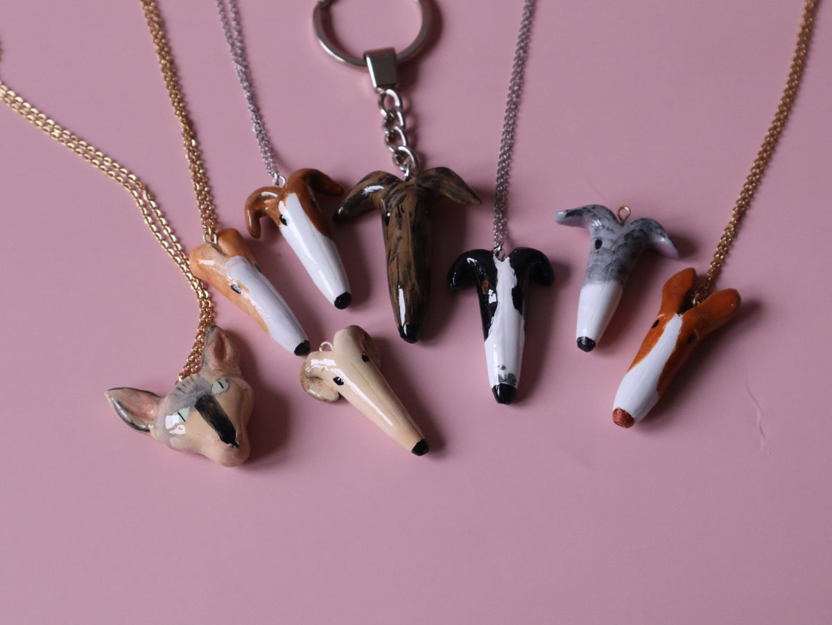 CUSTOM SIGHTHOUND PENDANT