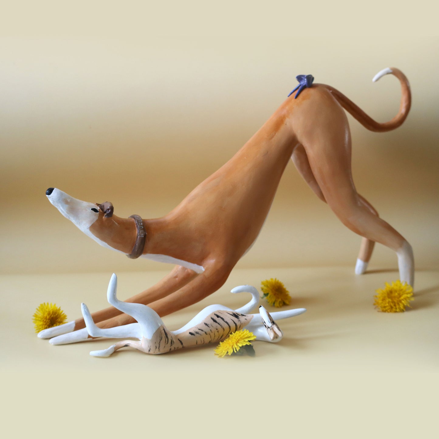 NOODLE - LARGE GREYHOUND SCULPTURE