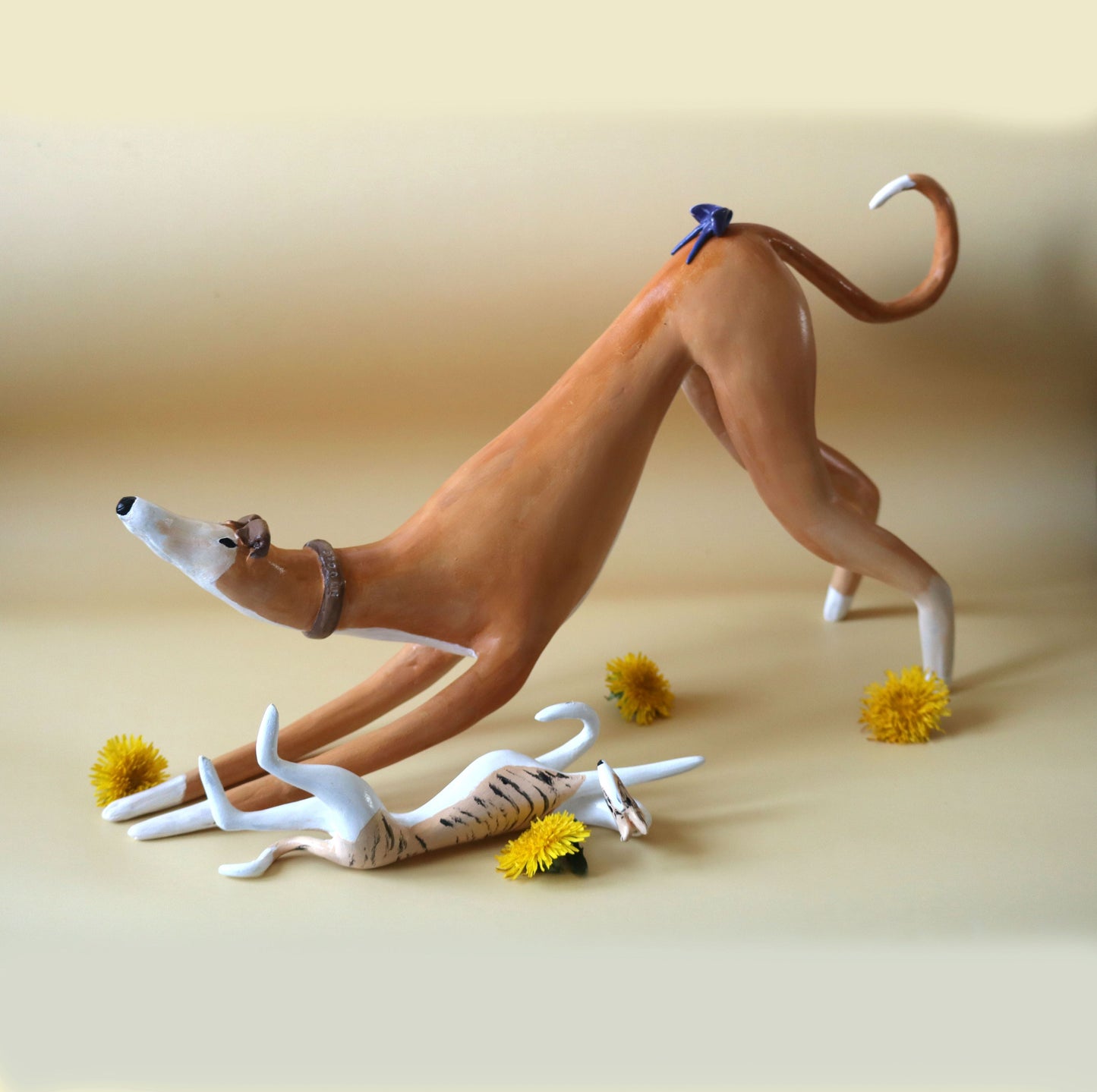 NOODLE - LARGE GREYHOUND SCULPTURE